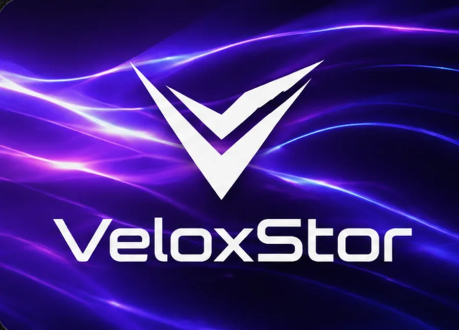 VeloxStor label artwork