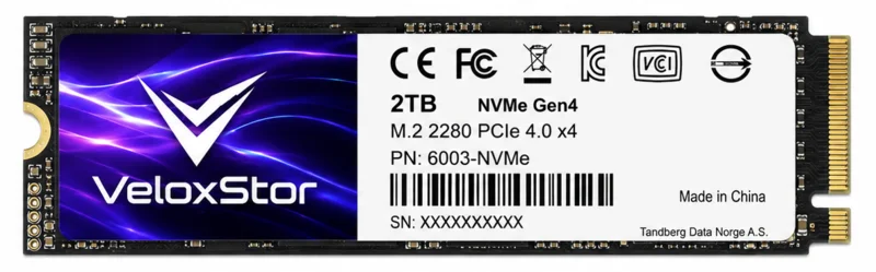 VeloxStor NVMe M.2 SSD